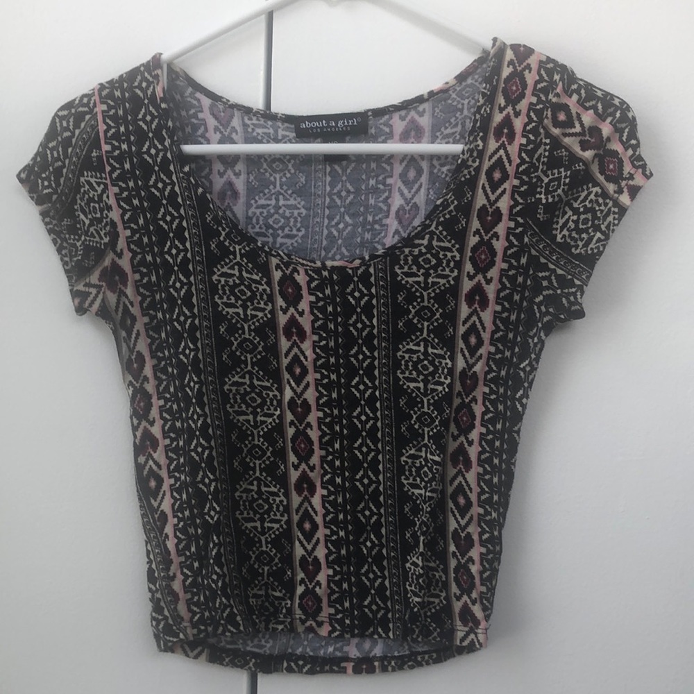 Fancy crop top